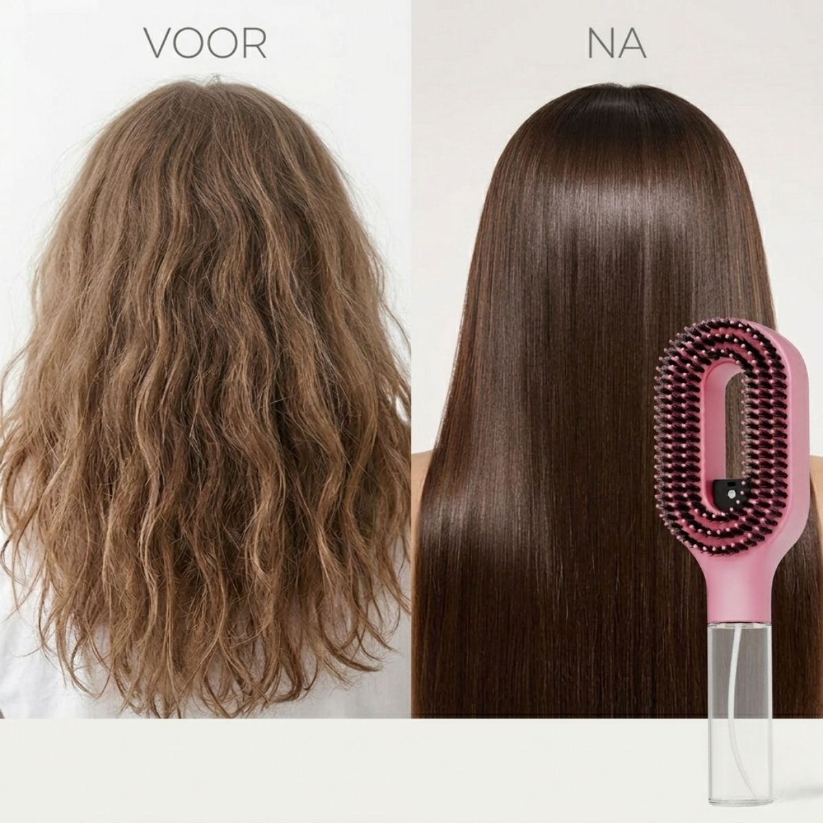 2-in-1 Haarborstel met Mistfunctie