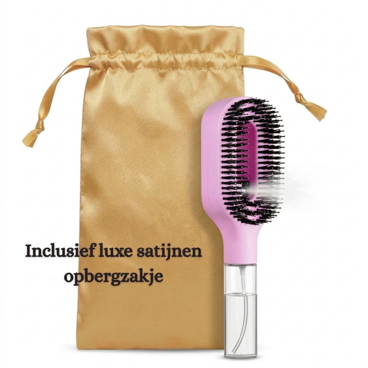 2-in-1 Haarborstel met Mistfunctie