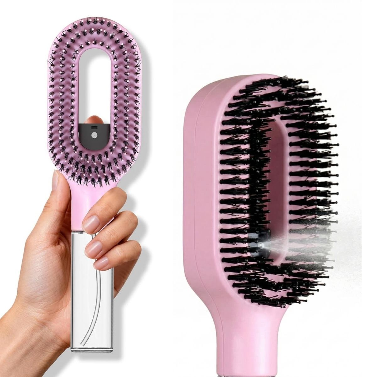 2-in-1 Haarborstel met Mistfunctie